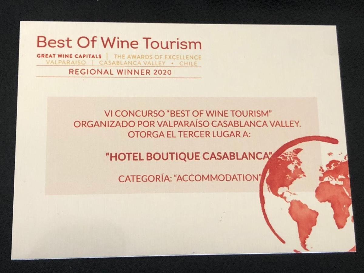 Hotel Boutique Bc Wine Casablanca Buitenkant foto